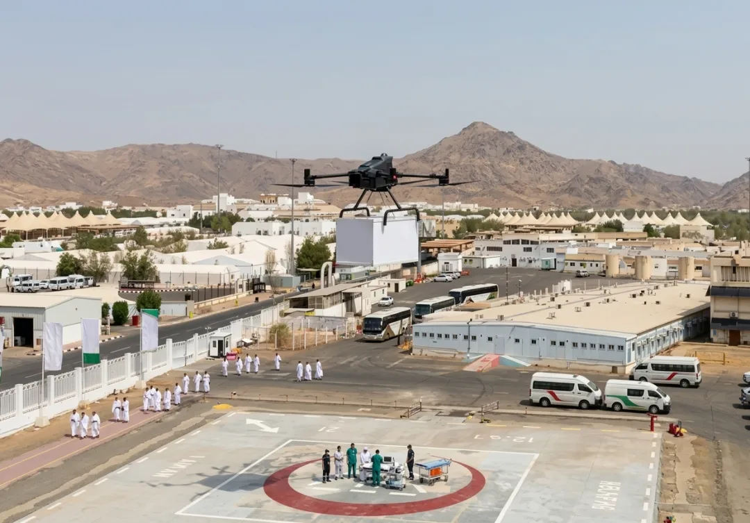 Saudi Arabia Launches First Drone Medicine Delivery Service During Hajj